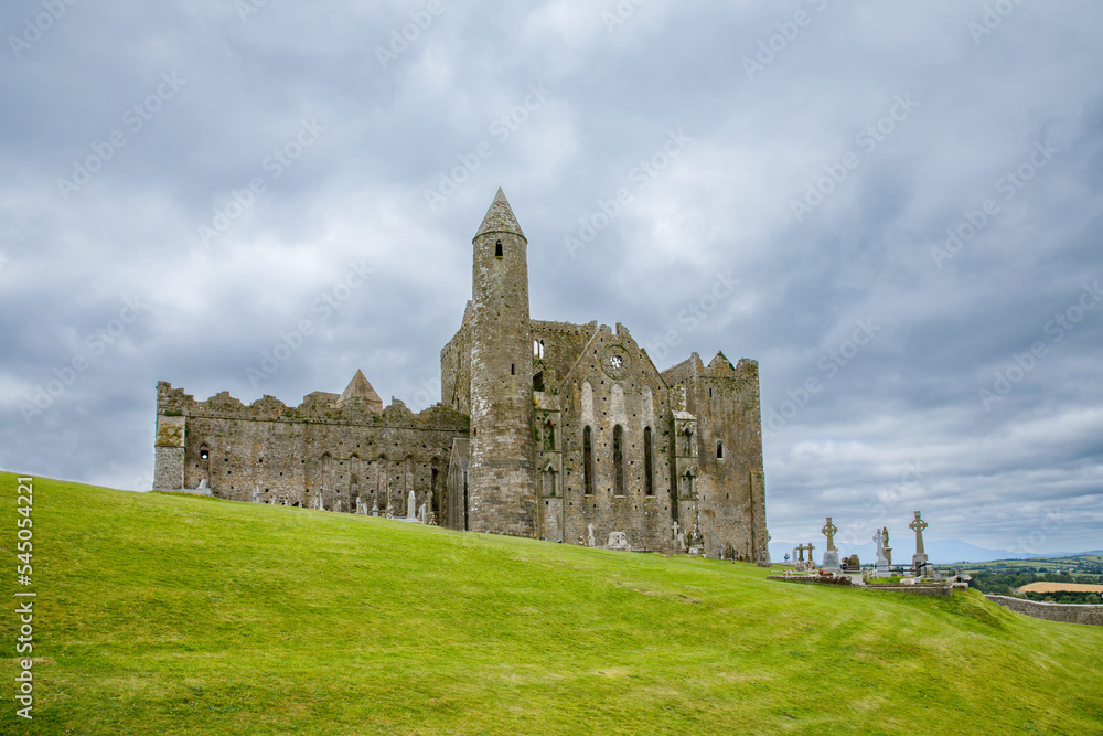 The Rock of Cashel. Irish Cashel of the Kings and St. Patrick's Rock, a historic site located at Cashel, County Tipperary. Ireland