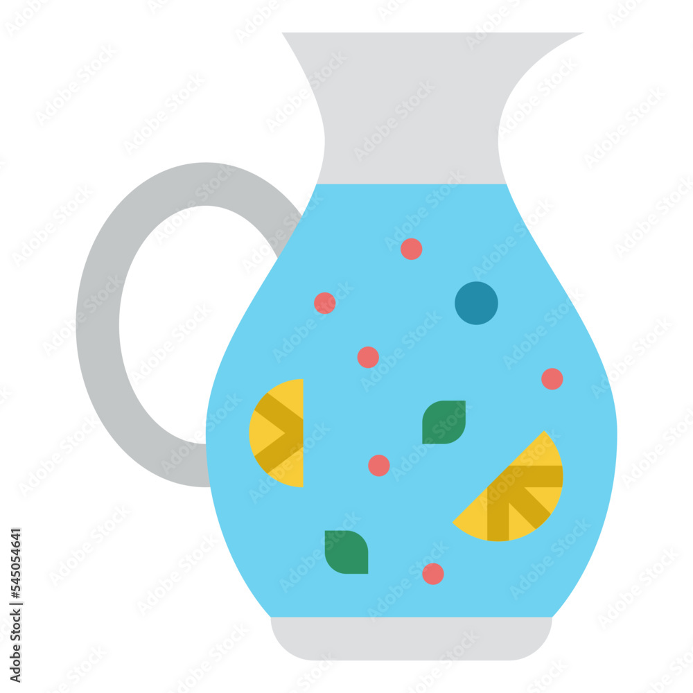 Naklejka premium punch juice beverage drink icon