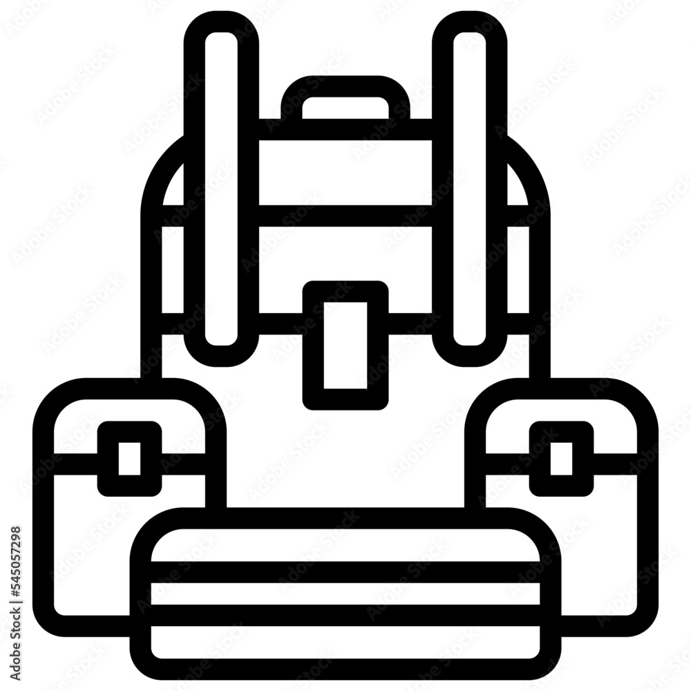 backpack line icon,linear,outline,graphic,illustration backpack line icon,linear,outline,graphic,illustration
