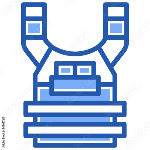 bulletproof vest line icon,linear,outline,graphic,illustration