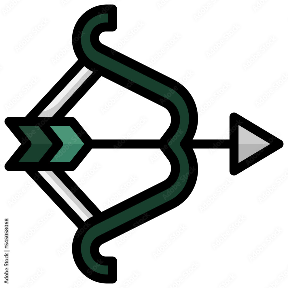 bow line icon,linear,outline,graphic,illustration bow line icon,linear,outline,graphic,illustration