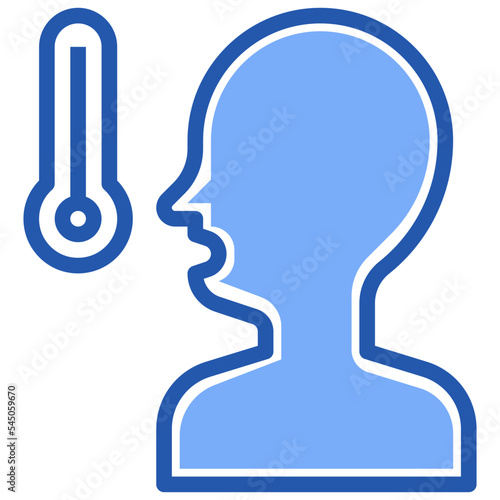 temperature check line icon,linear,outline,graphic,illustration