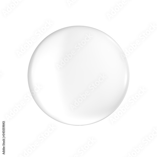 crystal ball on white background transparent photo