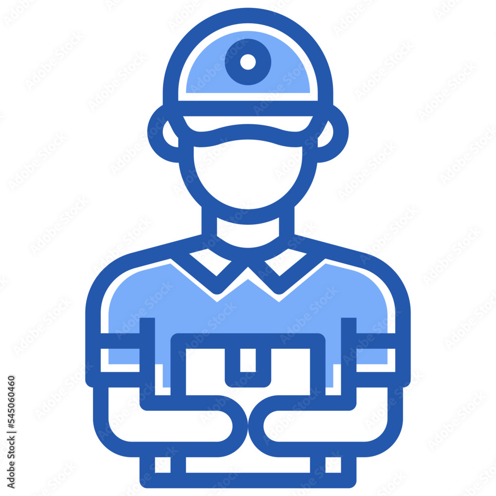 delivery man line icon,linear,outline,graphic,illustration delivery man line icon,linear,outline,graphic,illustration