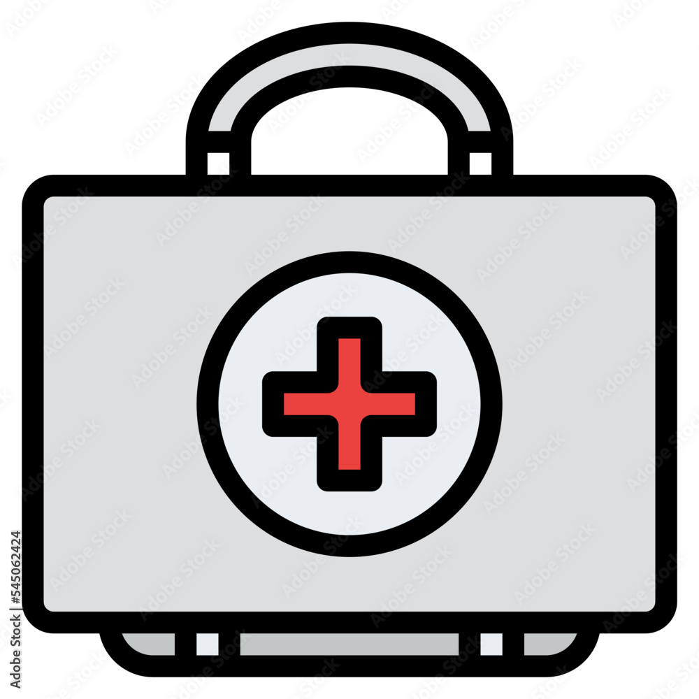 Fototapeta premium medical treatment healthy lifestyle icon