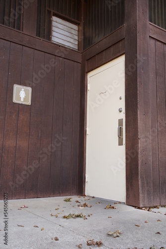 Women's Restroom Sign at Campground 
