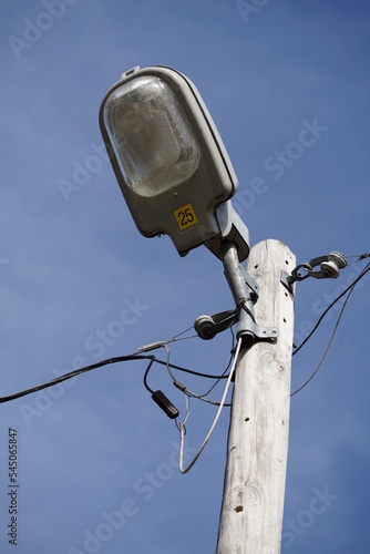 Outdoor Street light at Campground 
