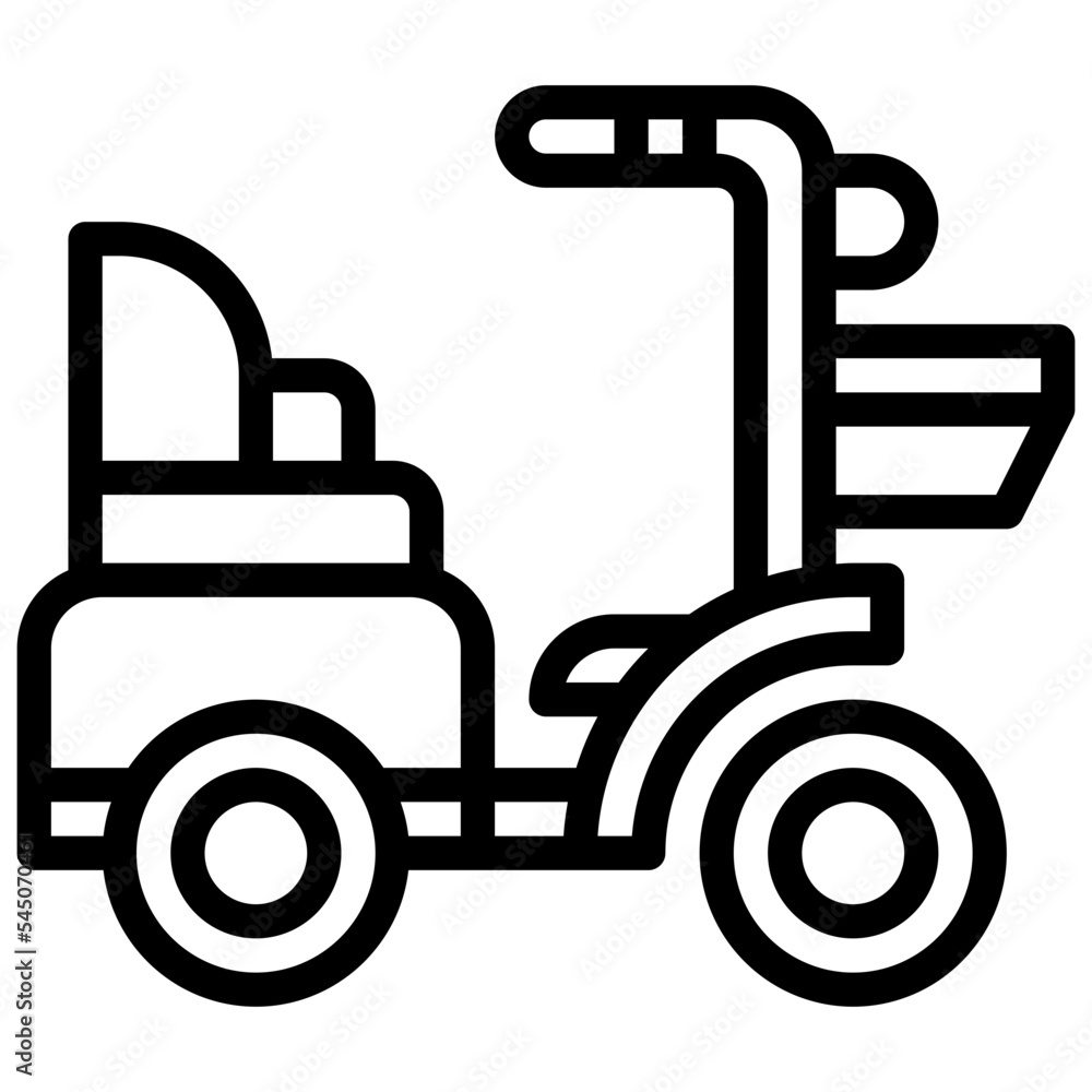 scooter line icon,linear,outline,graphic,illustration scooter line icon,linear,outline,graphic,illustration