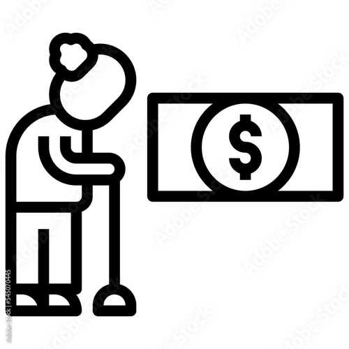 medical expenses line icon,linear,,graphic,illustration