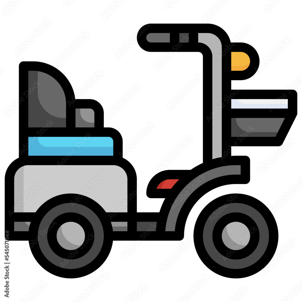 scooter flat icon,linear,outline,graphic,illustration scooter flat icon,linear,outline,graphic,illustration