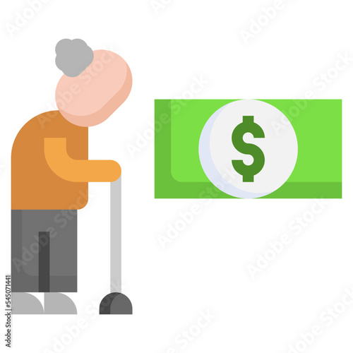 medical expenses flat icon,linear,outline,graphic,illustration