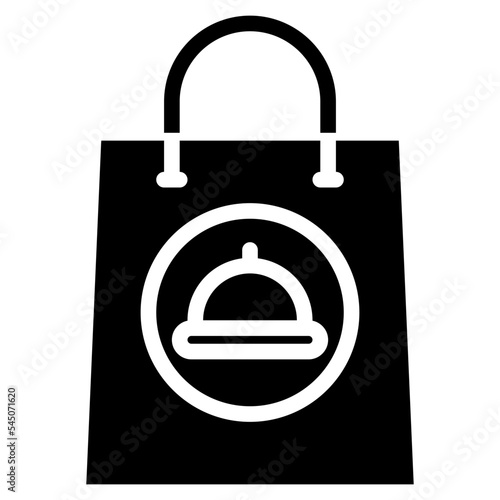 Take away glyph icon