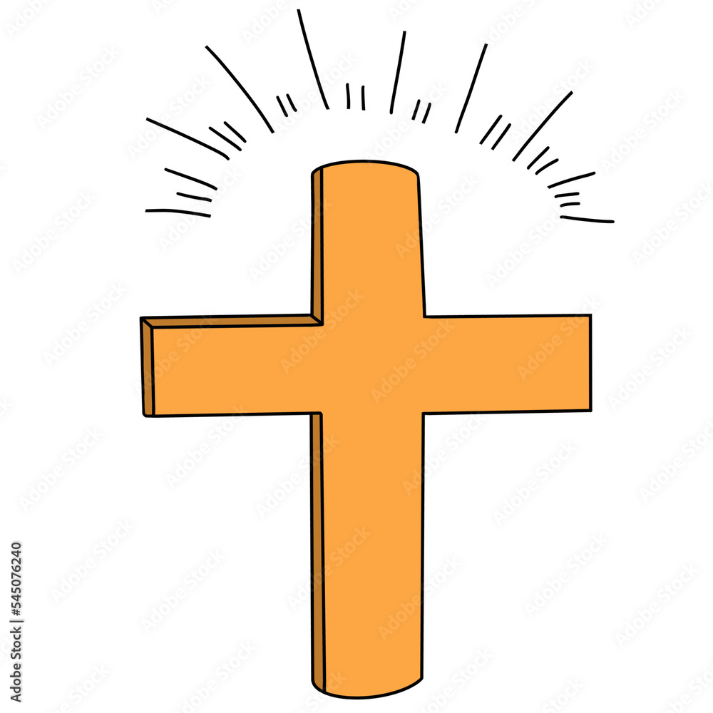 Obraz premium cross illustration