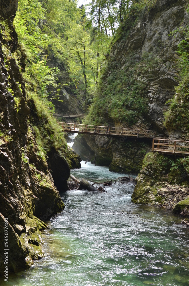  Vintgar Klamm Slowenien Water River wild Rocks
