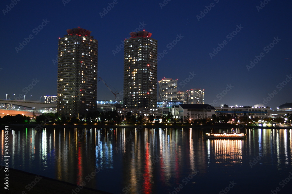 Obraz premium 東京臨海部の夜景