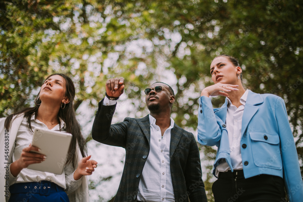 Looking at something