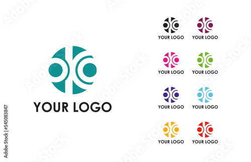 abstract logo design, OKO,