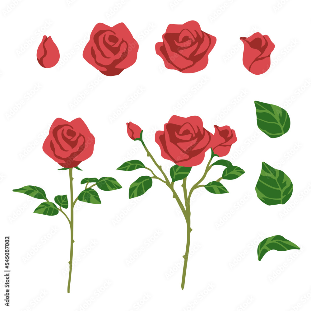 Elements of rose Elements of rose