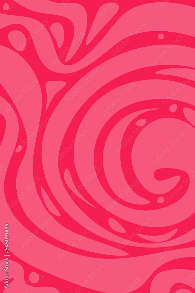 abstract red liquid effect curvy lines background