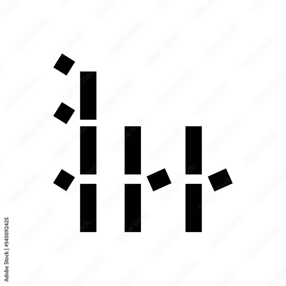 Bamboo Sticks Vector Icon Bamboo Sticks Vector Icon