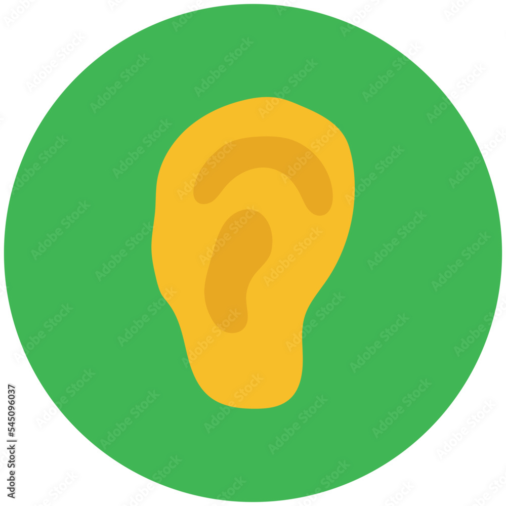 Ear Vector Illustration Ear Vector Illustration