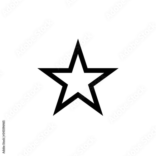 Star icon rating icon vector logo design template