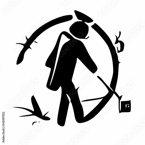 Pest control company logo, pest control
