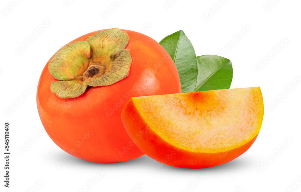 Persimmons isolated on transparent png Persimmons isolated on transparent png