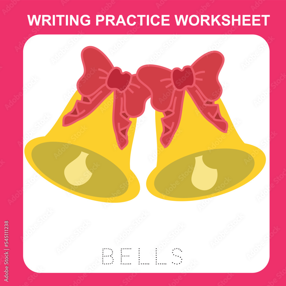 writing-practice-worksheet-for-kids-with-christmas-theme-printable