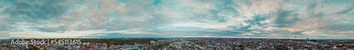 Aerial Munich panoram, tenant crisis, Wucherzinsen  © eachfilm