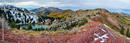 Wasatch Crest Trail In Big Cottonwood Canyon Fototapet