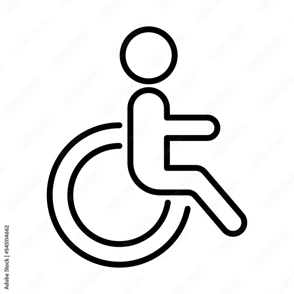 Disability Icon Logo Design Vector Template Illustration Sign And Symbol Pixels Perfect Disability Icon Logo Design Vector Template Illustration Sign And Symbol Pixels Perfect