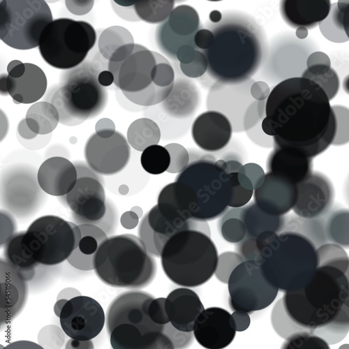 Background pattern abstract seamless design texture. Dark on white. Theme is about illuminated, flare, color, blurry, wall, glows, colorful, decoration, pattern, lights, sequins, graphic