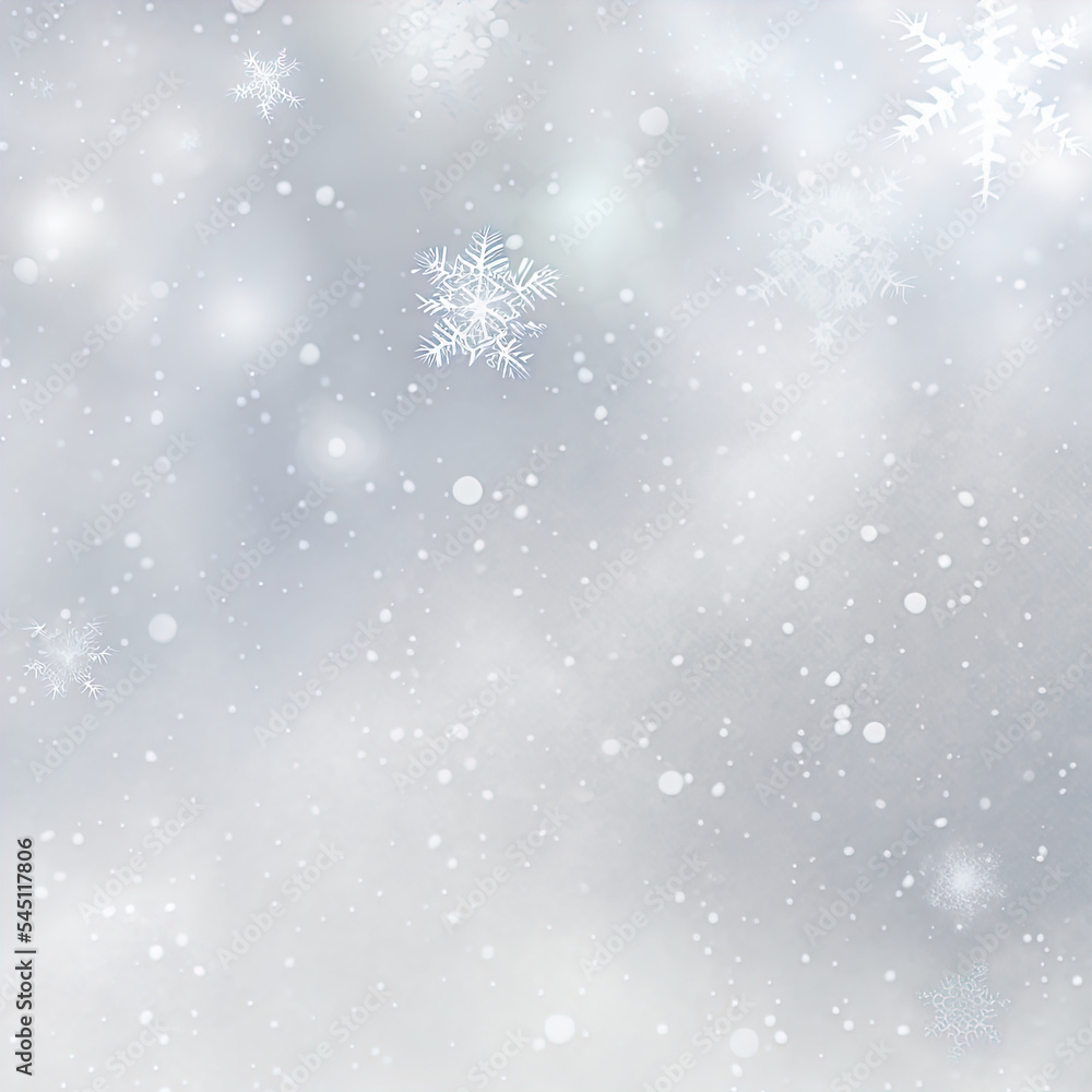 Blurry background of snowflakes with bokeh. Perfect for cards, posters and more. Blurry background of snowflakes with bokeh. Perfect for cards, posters and more.