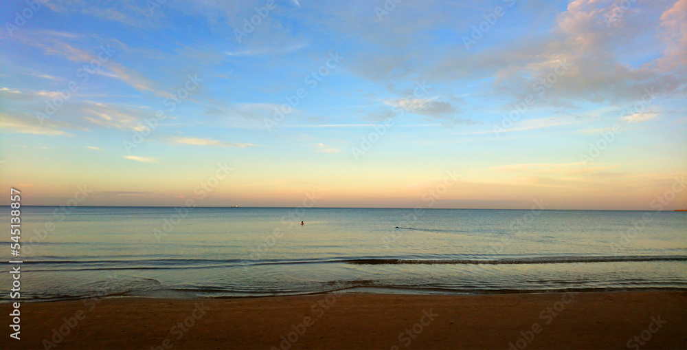 Obraz premium Baden im Meer