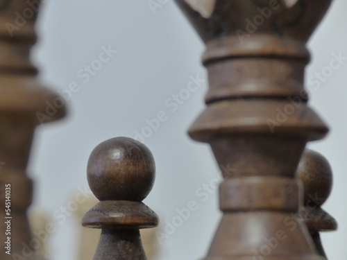 Chess - Strategy and tactics game - Set of pieces and checkerboard (King - Queen - Bishop - Knight - Rook - Pawn)