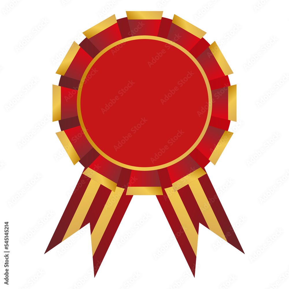 Red bow ribbon winner prize, certificate competition award Red bow ribbon winner prize, certificate competition award
