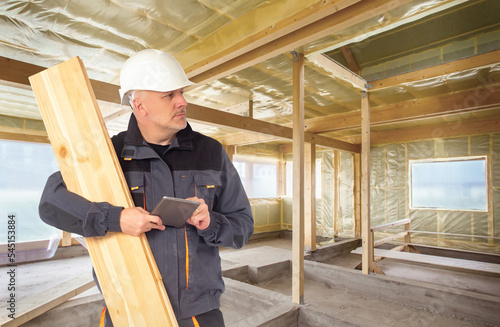 Man builder. Guy is employe...