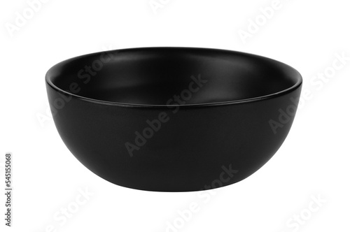 Foto Black bowl isolated on transparent png