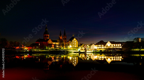 Seligenstadt am Main - Nachtpanorama © Harald Tedesco