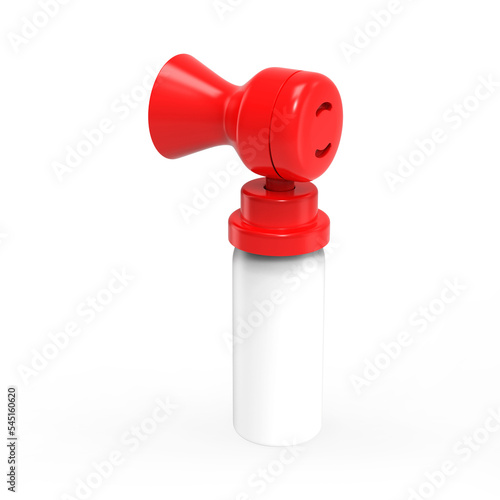 Air horn 3d rendering icon
