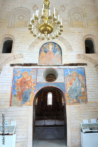 Interior of Church of the Savior on Berestov XVII century in Kyiv, Ukraine	 photo