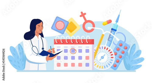 Female contraceptive methods. Sexual reproductive health. Protection against venereal, sexually transmitted diseases, pregnancy prevention. Safe sexual behavior. Oral hormonal contraception, condoms