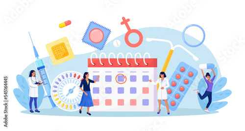 Female contraceptive methods. Sexual reproductive health. Protection against venereal, sexually transmitted diseases, pregnancy prevention. Safe sexual behavior. Oral hormonal contraception, condoms