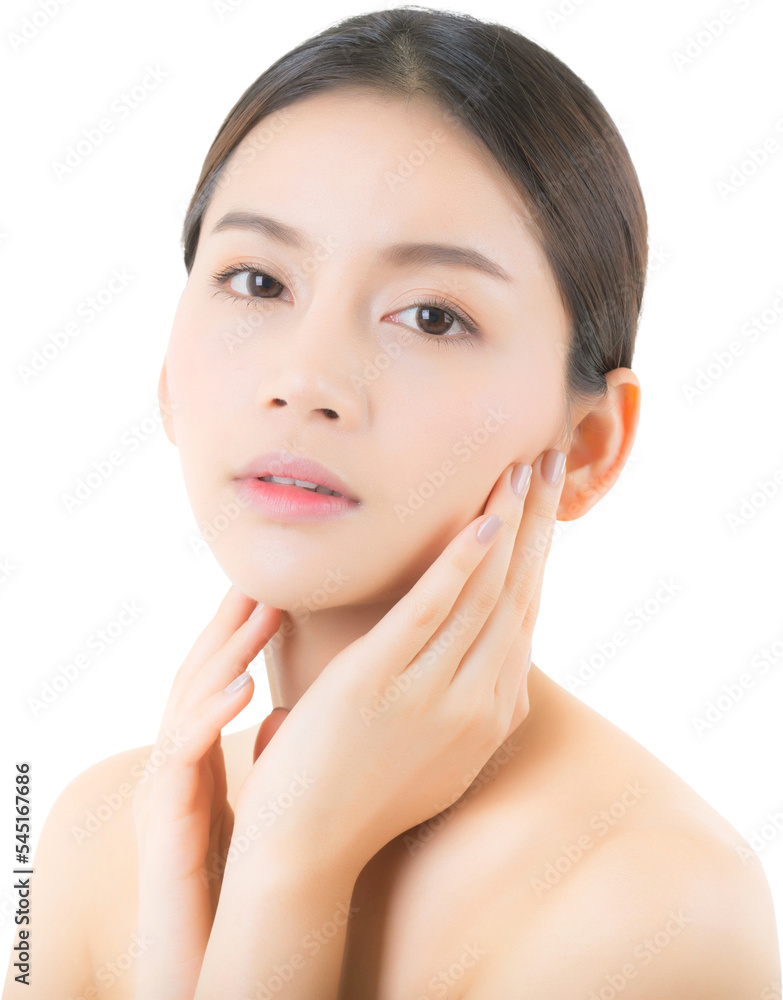 Beauty young asian woman png transparent file.