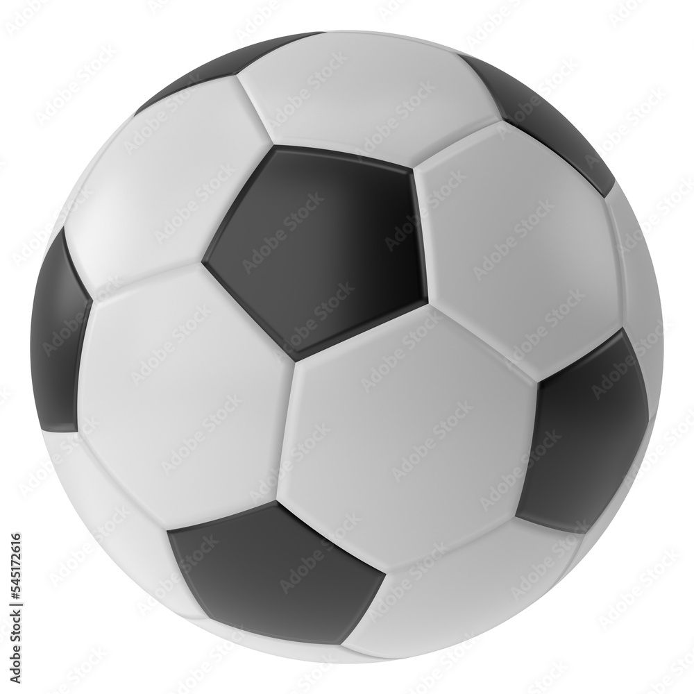 Football. 3D illustration. Football. 3D illustration.