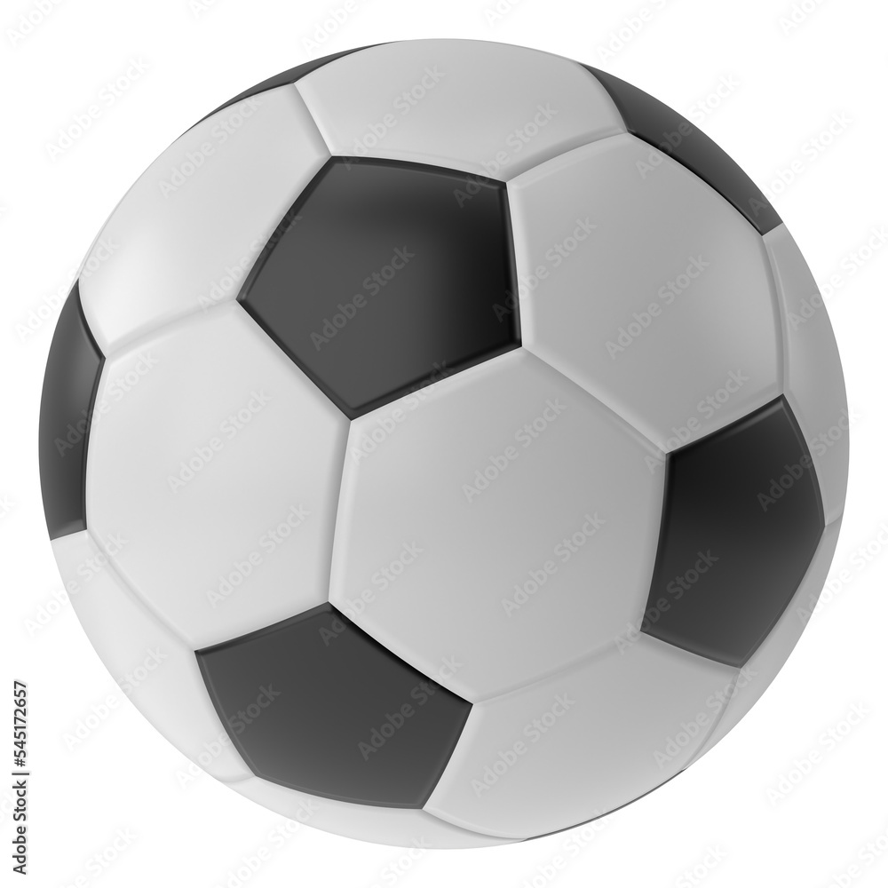 Football. 3D illustration. Football. 3D illustration.