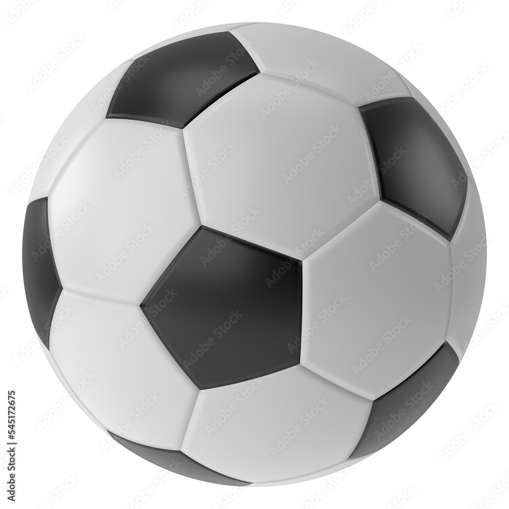 Football. 3D illustration. Football. 3D illustration.
