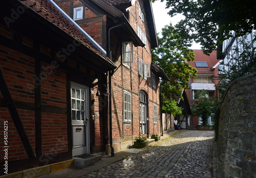 Historical Buildings in the Old Town of Wunstorf, Lower Saxony © Ulf