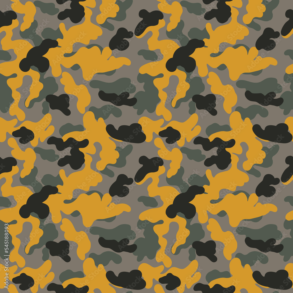 Naklejka premium Camouflage Seamless Pattern for party, anniversary, birthday. Design for banner, poster, card, invitation and scrapbook 